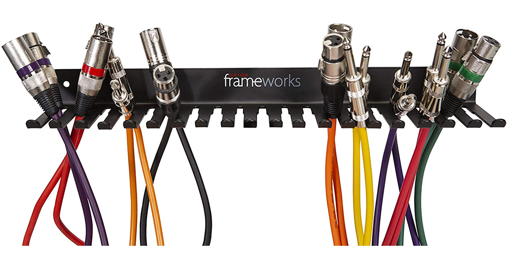  GFW-CABLEHANGER Gator Frameworks 壁掛式 電纜/電線掛架 收納架 導線掛架-19溝槽 (GFW-CABLEHANGER)