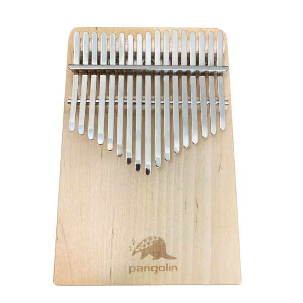 Pangolin 白樺木 板式實木拼接卡林巴拇指琴 霧銀鋼片
