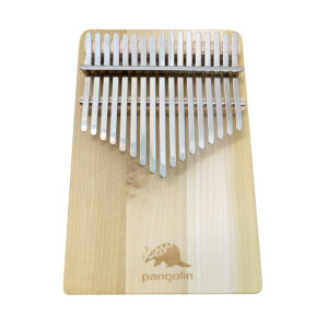 Pangolin 黃揚木 板式實木拼接卡林巴拇指琴 銀霧鋼片